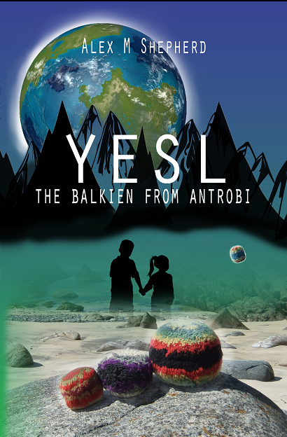 Picture of the book cover, Yesl the Balkien from Antrobi by Alex M Shepherd